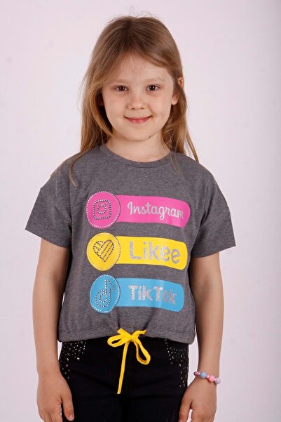 Toontoy Μπλουζάκι Instagram B με τύπωμα για κορίτσι