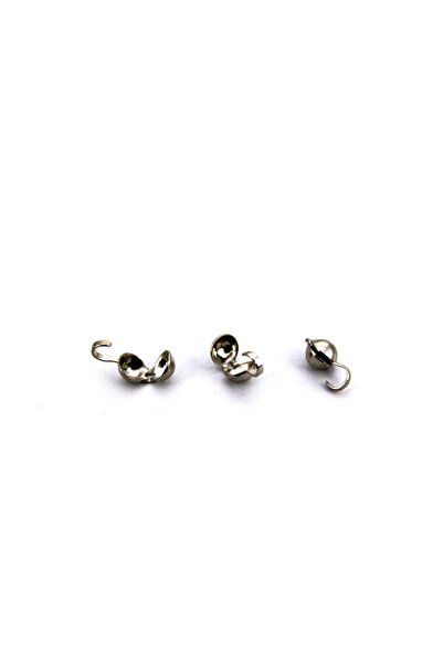 yfhobi 20 Adet - 5x10 Mm Nikel Kaplama, Düğüm Kapama, Misina Kapama, Takı Yap...