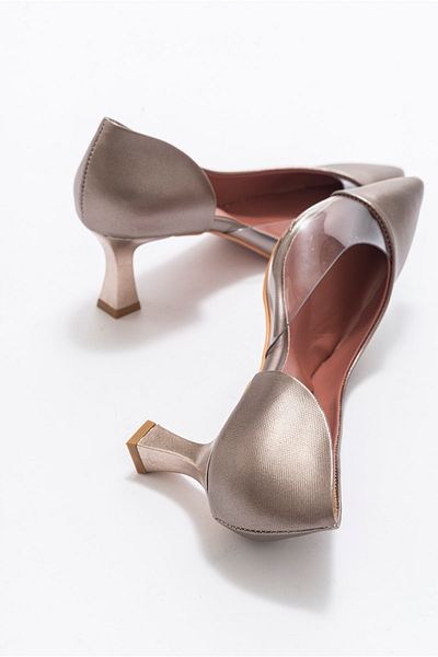 LuviShoes 353 Kupfer-Damenschuhe mit Absatz