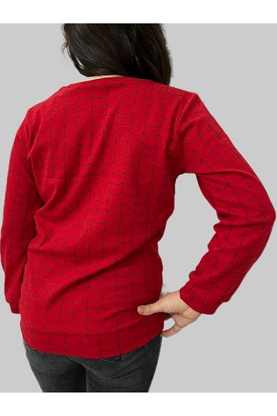 Esterella Girl-Boy Child / spider-man Patterned / Red Lycra Bodysuit