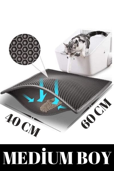 BYPET Kdi Toilet Front Mat Cat Mat with Screen