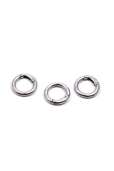 yfhobi 2 Adet - 25 Mm Nikel Kaplama Yuvarlak Kilitli Kanca