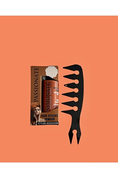 Passionate Saç Şekillendirici Pudra Güçlü Toz Mat Wax 20 Gr Şekil Tarak 2 Li ...