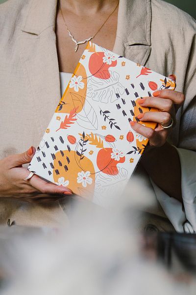 CoNotes Hard Cover Thread Stitching Dotted Notebook/Dated Agenda - Bullet Journal