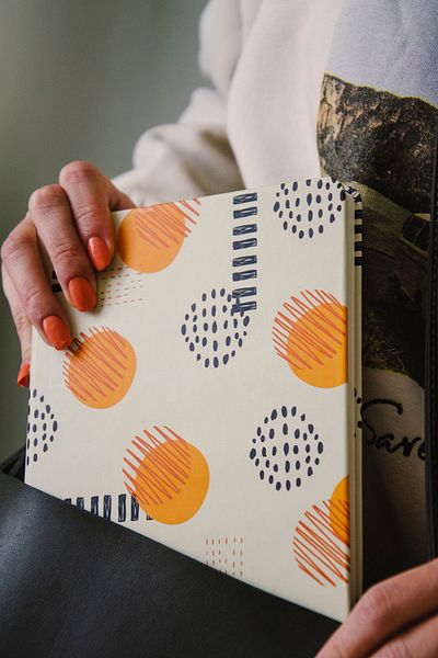 CoNotes Hard Cover Thread Stitching Dotted Notebook/Dated Agenda - Bullet Journal