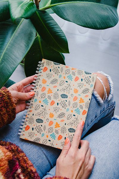 CoNotes Hard Cover Spiral Checked Notebook
