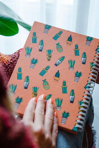 CoNotes Hard Cover Spiral Checked Notebook