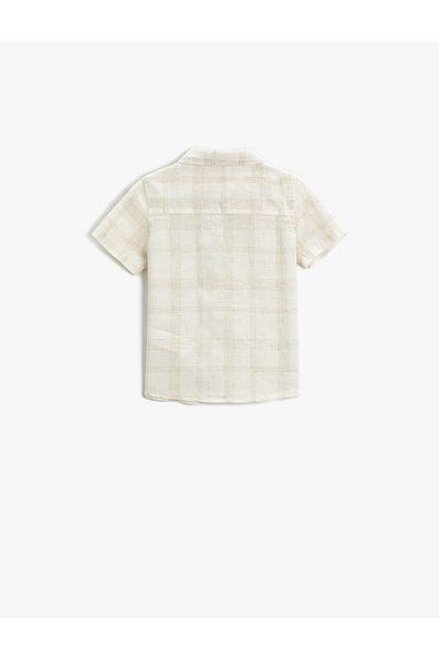 Koton Hemd - Ecru - Regular Fit