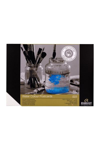 Rembrandt Bloc acuarelă 300 Gr. 10,5 X 15 - Hârtie albă - 30 coli