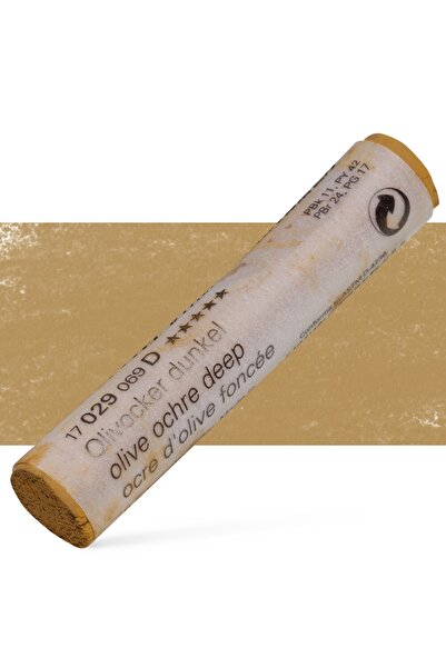 Schmincke Artist Soft Pastel Paint: 029 D: Olive Ochre Deep