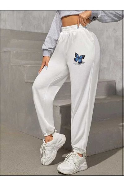 My Blog Jogginghose mit Schmetterlingsmuster