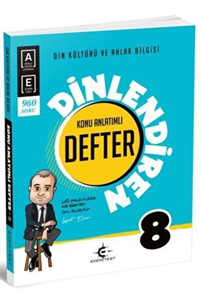 Arı Yayıncılık Arı Eker Test 8.sınıf Dinlendiren Defter