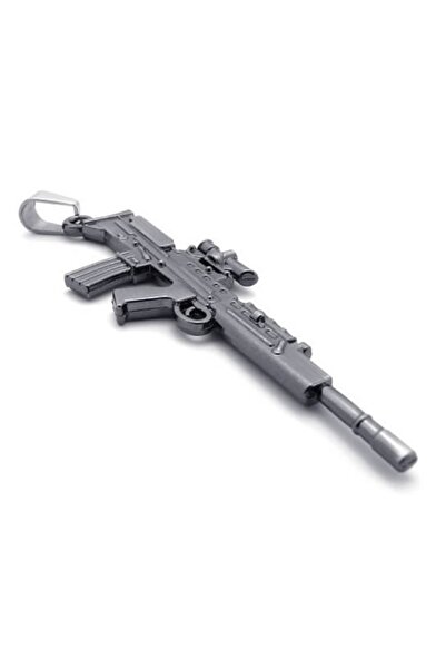 morlalem m Çelik Silah Kolye Ucu, Asker Komando Polis Kolyesiz Takı Aparatı Pa14