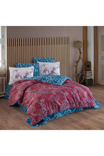 Hobby Avangarde Red - Ranforce Double Duvet Cover Set