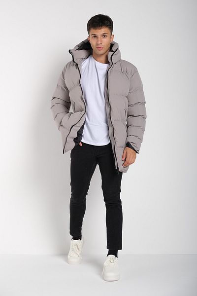 GAREN Ανδρικό παλτό με κουκούλα Regular Fit Long Waterproof Puffer Hooded Αδιάβροχο