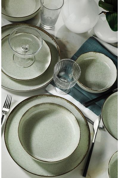 Kütahya Porselen 6-Piece Pearly Mood Sweet Plate
