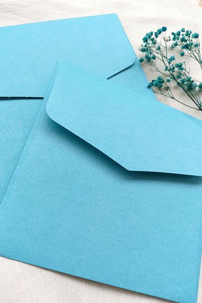 Dekorden 15x15 Cm Square Luxury Invitation Envelope - 100 Pieces