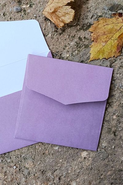 Dekorden 15x15 Cm Square Luxury Invitation Envelope - 100 Pieces