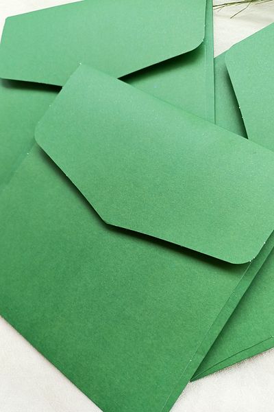 Dekorden 15x15 Cm Square Luxury Invitation Envelope - 100 Pieces
