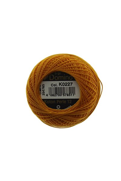 domino خيط تطريز كوتون بيرل 5 جرام رقم: 12 - K0227