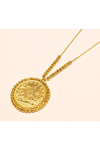 Hakan Güler Kuyumculuk Altın Baskı Reşat Altın Kolye Ucu Ve Zinciri
