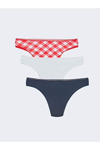 LC Waikiki سراويل داخلية برازيلية منقوشة - عبوة من 3 قطع