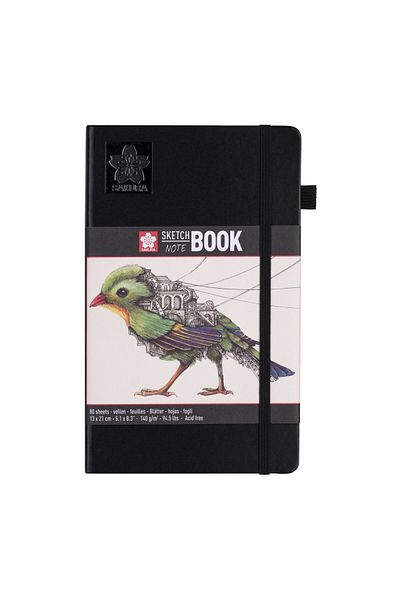 Sakura Sketch Painting Notebook White Paper 13 X 21 Cm 140 Gr