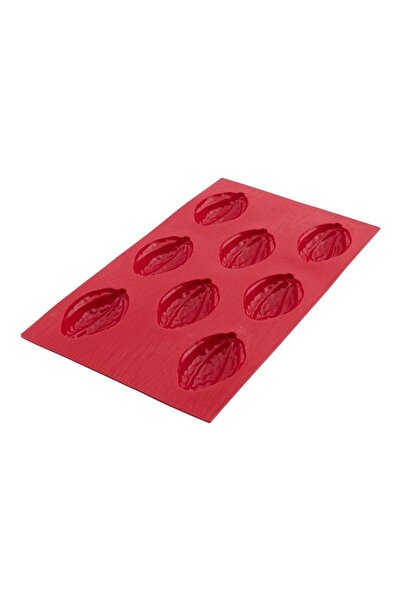 Flosoft Silicolife 8'li Büyük Ceviz Kek Kalıbı