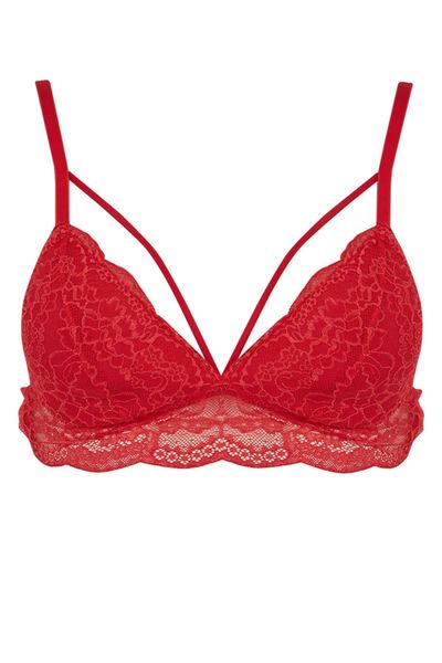 Defacto Fall in Love Lace Coverless Padless Bra - Trendyol