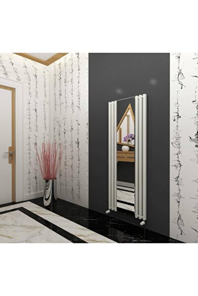 nixrad Zeus 1600x640 Beyaz 3 3 Dekoratif Aynalı Çelik Radyatör