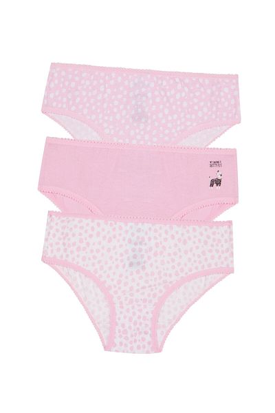Penti Girl's Dalmatian 3-Piece Slip Panties
