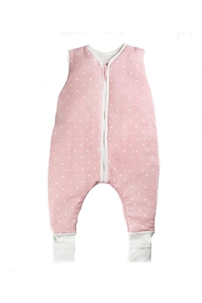Alpar Tekstil Girl's Winter Polka Dot - 2.5 Tog Sleeveless Sleeping Bag with Zipper