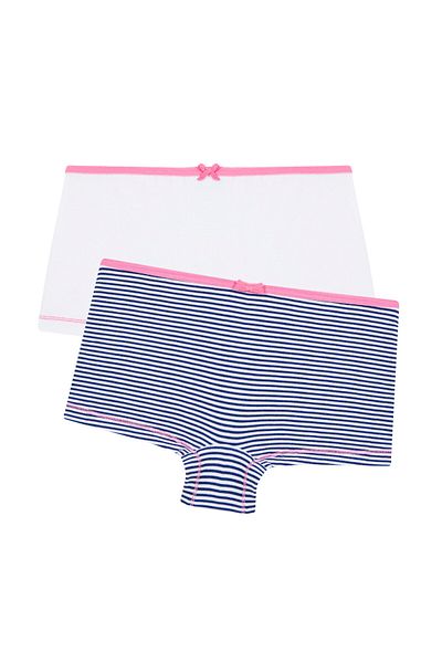 Penti Girl's Stripe 2-pack Boxer