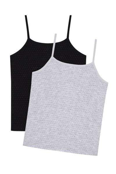 Penti Girl's Bg Basic Dot 2-Piece Undershirt