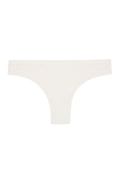 Penti Women's Vanilla Lacy Brazilian Panties