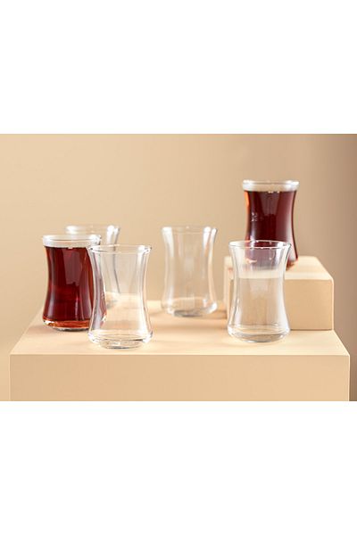 English Home Basel Glass 6-Piece Tea Glass 160 ml