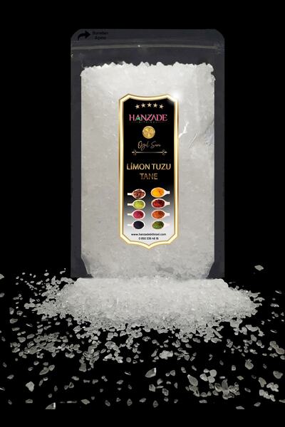 Hanzade Bitkisel Limon Tuzu Tane Parça 100 Gr