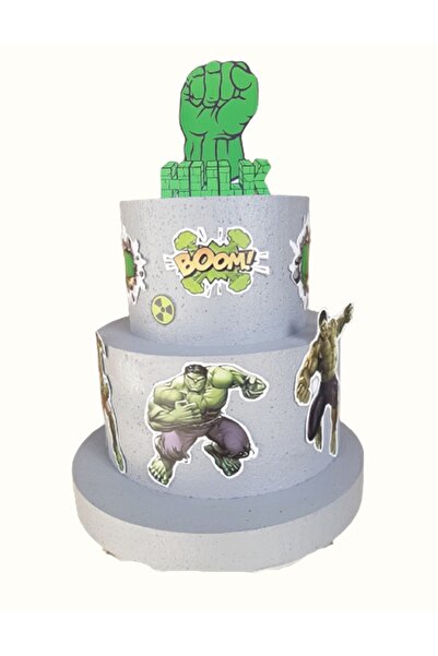 bizdenpastacılık Maket Pasta Hulk Tasarımlı