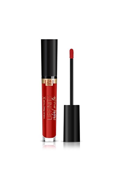 Max Factor Lipfinity Velvet Matte Lipstick Ruj 025 Red Luxury