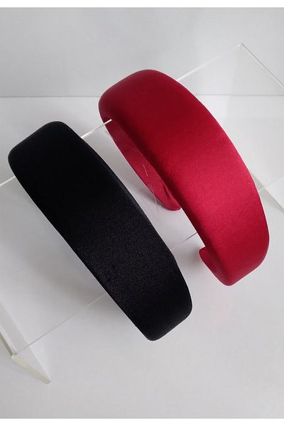 zeynep Z&d Accessory New Season 2-Piece Curved Fabric Crown Set