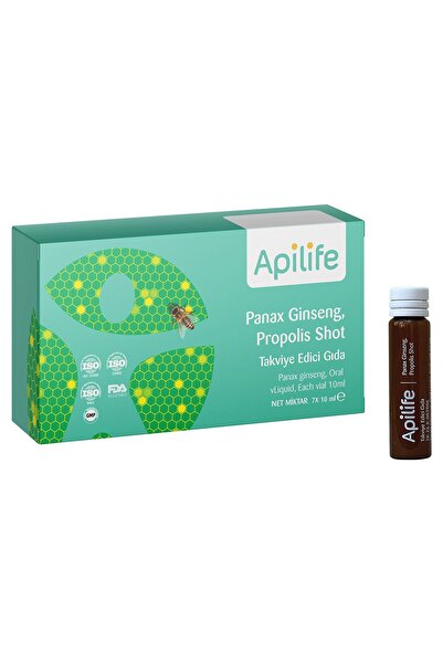 apilife Panax Ginseng, Propolis Shot 7x10ml