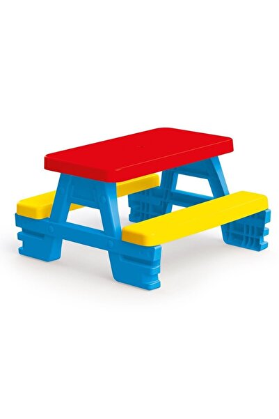 Cici Oyuncak Piknik Masası Bahçe Oyuncakları Park Mobilya Oyuncak Unisex Çocu...