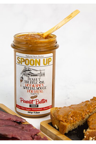 SPOONUP Trüf Mantarlı&acılı Fıstık Ezmesi 284gr (GLUTENSİZ,KATKISIZ,ŞEKERSİZ)