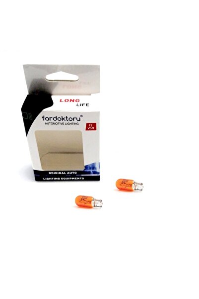 Fardoktoru Wy5w Oto Çamurluk Ayna Sinyal Ampulü 12v T10 Tip Ph5715a 2adet