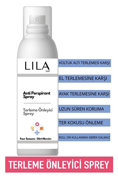 Lila Soft El,ayak Ve Koltuk Altı Terleme Önleyici Sprey 150 Ml