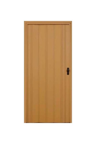 ERİKMANN Akordiyon Pvc Kapı Altınmeşe Camsız Tek Açılım 267 X 252 cm