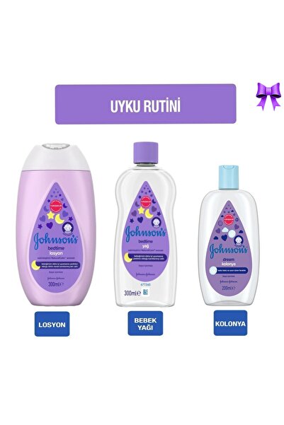 Johnson's Baby Johnsons Baby Kolonya Dream200ml+bedtimelosyon300ml+bedtimeyağ...