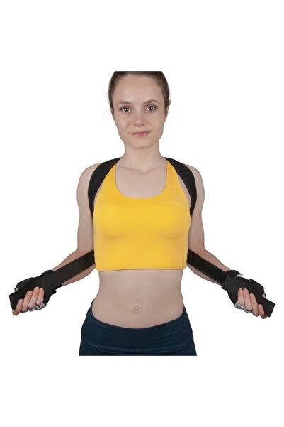 Ankaflex Kamburluk Önleyici Yeni Model Balenli Spor Dik Duruş Korsesi Bel Omuz Sırt Kemeri Aparat