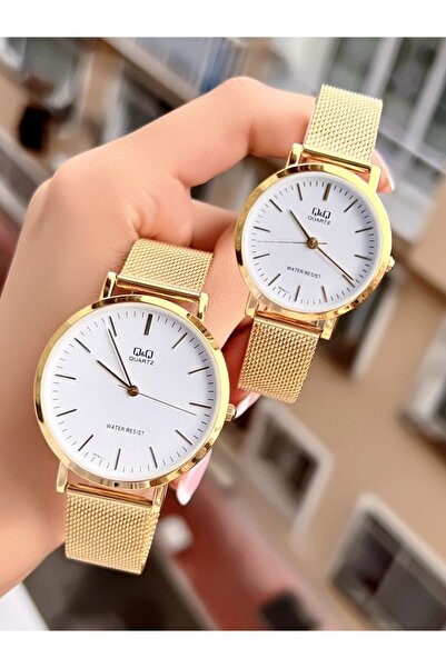 Q&Q Sevgili Saati, Takım Saat, Çift Saati Su Geçirmez 2 Yıl Garantili Orjinal Ürün