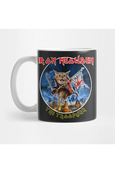 Pixxa Iron Meowden - Cats - Metal Mug